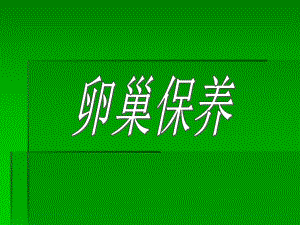 卵巢保养.ppt