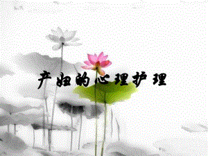 产妇心理护理.ppt