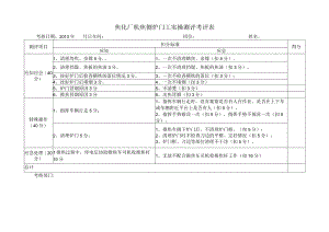 焦化厂-机焦侧炉门实操试题.docx