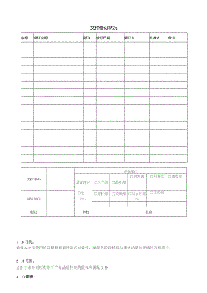 监视和测量设备控制程序.docx