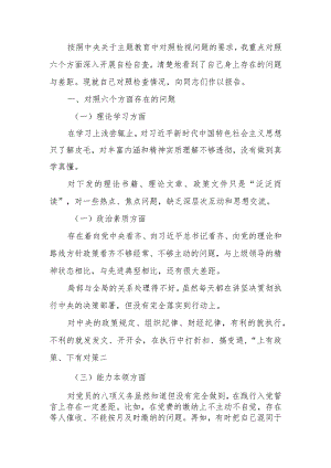 2023年教育专题民主生活检查剖析发言材料.docx