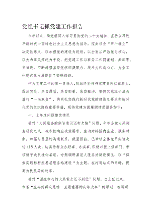 党组书记抓党建工作报告.docx