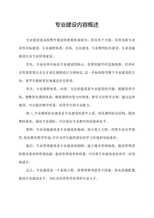 专业建设内容概述.docx