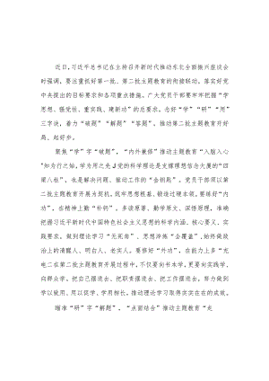 2023年9月抓好第一批、第二批主题教育的衔接联动学习新时代推动东北全面振兴座谈会讲话精神心得体会感悟3篇.docx