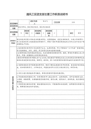 团支部的岗位职责与义务.docx