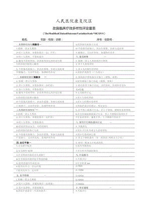 改良临床疗效多样性评定量表.docx