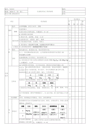 红油肚丝加工考核评价标准.docx