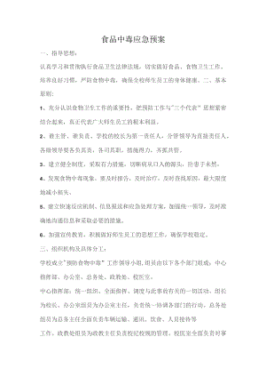 食品中毒应急预案.docx
