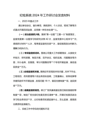 纪检系统2024年工作研讨会发言材料3.docx