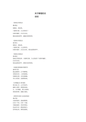 关于攀登的古诗词.docx
