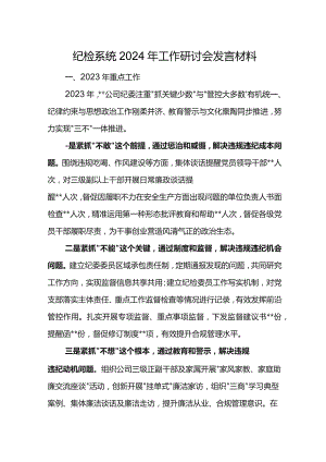 纪检系统2024年工作研讨会发言材料9.docx