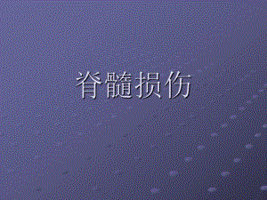 脊髓损伤.ppt.ppt