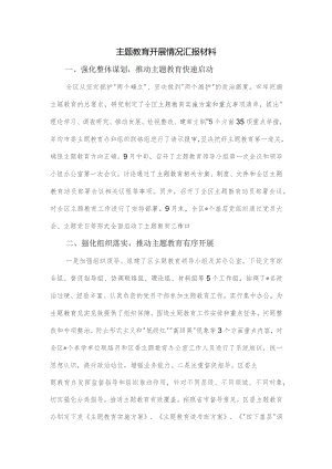 主题教育开展情况汇报材料.docx