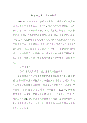 抓基层党建工作述职报告.docx