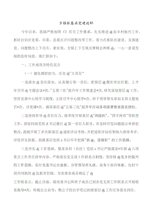 乡镇抓基层党建述职.docx