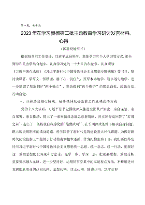 （十篇）党内集中教育专题研讨发言.docx