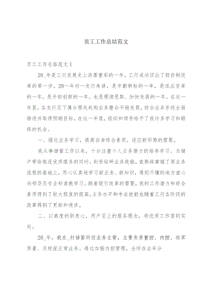 员工工作总结范文.docx