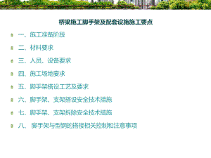 桥梁施工脚手架施工要点.ppt
