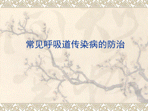 常见呼吸道传染病的防治.ppt