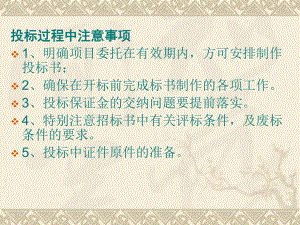 招投标注意事项.ppt