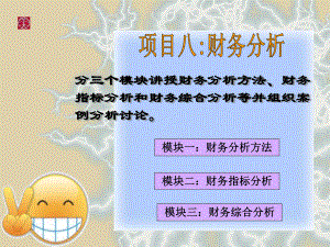 模块一：财务分析方法.ppt