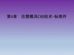 注塑模具CAD技术标准件2.ppt