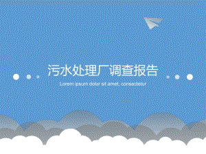 污水处理厂调查报告.ppt