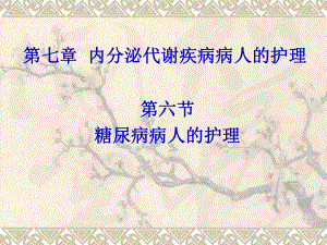 糖尿病病人的护理.ppt.ppt