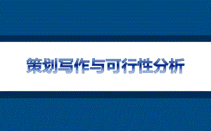 策划写作与可行性分析.ppt