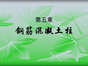 第五章钢筋混凝土柱.ppt