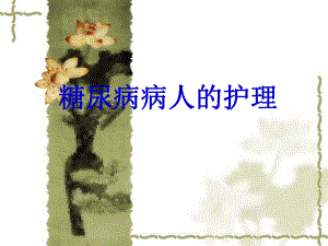 糖尿病病人的护理.ppt.ppt