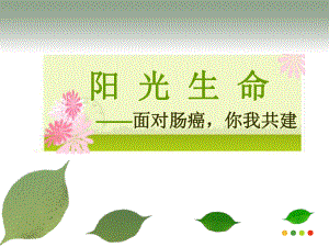 肠癌病人的健康教育.ppt