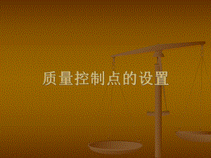 质量控制点的设置.ppt