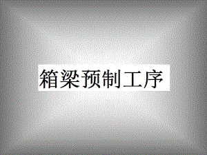 预应力箱梁预制施工工艺.ppt