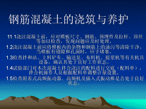 钢筋混凝土的浇筑与养护.ppt