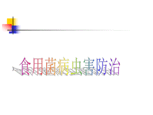 食用菌病虫害防治.ppt