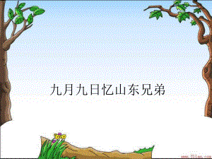 九月九日忆山东兄弟的ppt课件.ppt