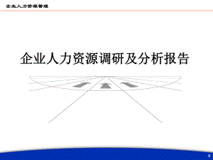 人力资源调研及分析报告.ppt