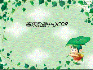 临床数据中心CDR.ppt