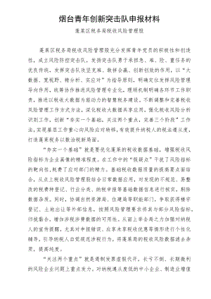 “青年创新突击队”事迹材料.docx