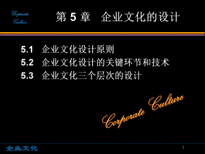 企业文化第5章企业文化的设计.ppt