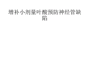 叶酸培训课件.ppt