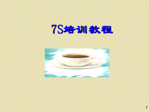 7S培训教程.ppt