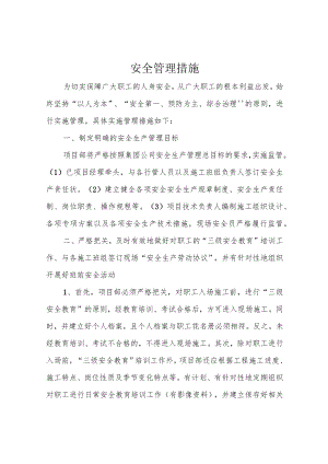 安全管理措施.docx