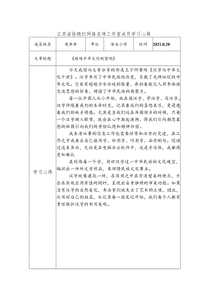 江苏省张晓红网络名师工作室成员学习心得.docx