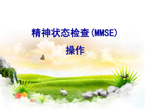 MMSE量表.ppt