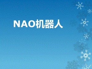 NAO机器人.ppt