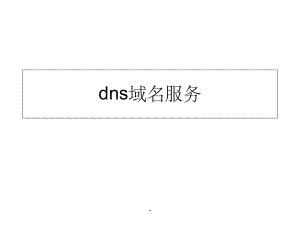 DNS服务器ppt.ppt