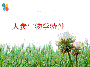 人参的生物学特性.ppt