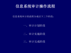 信息系统审计的操作流程.ppt